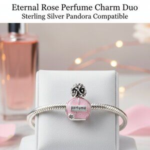 Charm for Bracelet Sterling Silver 925 perfume